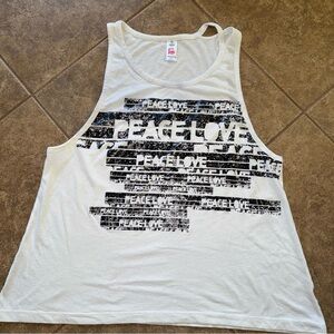 EUC - ZUMBA Wear Peace Love Workout Top
